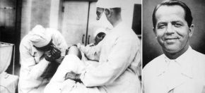 Eugen Bircher, Quelle: Eugen Bircher (1882-1956): The first knee surgeon to use diagnostic Arthroscopy, Arthroscopy, Vol 19, No 7 (2003); Der Linzer Reinhard Suckert