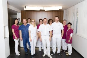 Das SchmerzLos Team im neuen Therapiezentrum Linz/ Urfahr