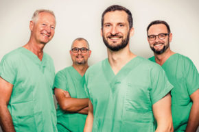 Das MOVE-Team: Dr. Christian Patsch, Dr. Florian Dirisamer, Dr. Martin Hausberger und Dr. Alexander Schwertner