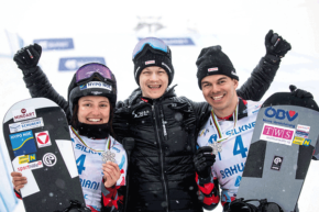 Team Mixed: Michael Scheinecker (Sporttherapie Wels) jubelt mit Pia Zerkhold und Jakob Dusek